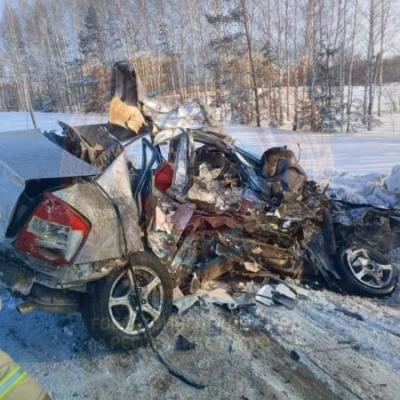 Три трупа и груда железа: в Татарстане произошло жуткое ДТП на встречке (ФОТО)