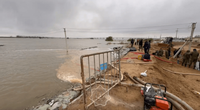 Древнее городище Сарайшык едва не затопило прошлой ночью