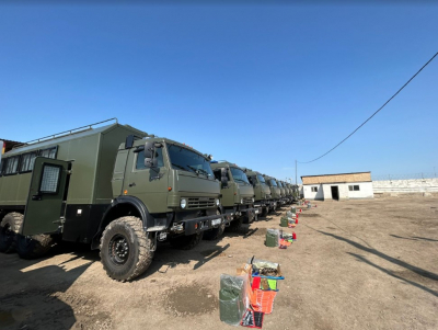 В Атырау проведён плановый технический осмотр военной техники Национальной гвардии