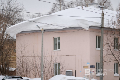 В Казани очищено от снега 178 кровель за сутки