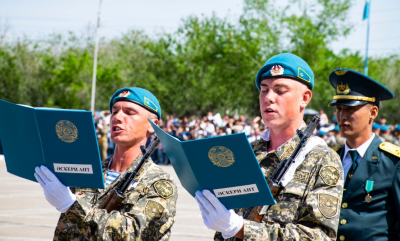 Солдаты десантно-штурмовой бригады приняли присягу
