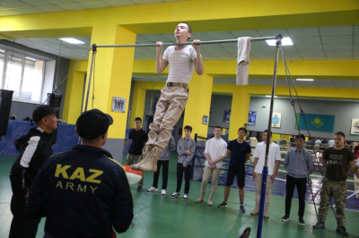 Гран-при в отборе на международный сбор молодежи «Айбын» завоевала команда «Жас десантшылар»