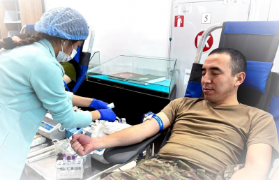 В Национальном университете обороны прошла донорская акция