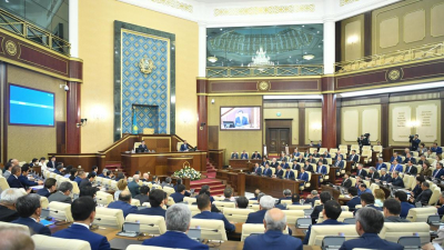 Началось совместное заседание палат парламента Казахстана (трансляция)