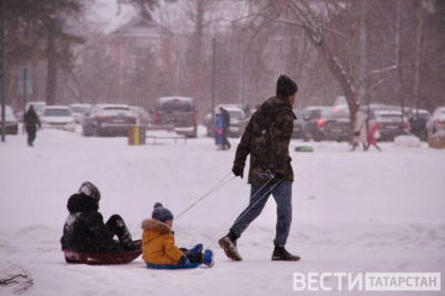 Завтра в Татарстане ожидается мороз до -33